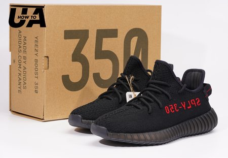 Adidas Yeezy Boost 350 V2 "Black Red" size 36-48