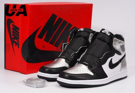 Air Jordan 1 High OG Retro "Silver Toe" size 36-46