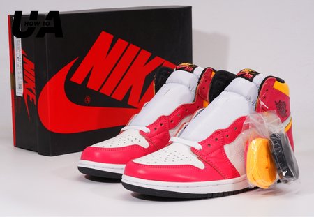 Air Jordan 1 Retro High OG "Light Fusion Red" SP SIZE: 36-47.5