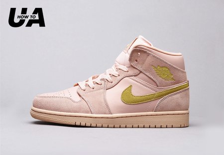 Air Jordan 1 Mid Coral Gold 36-46