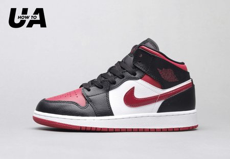 Air Jordan 1 Mid Bred Toe 36-46