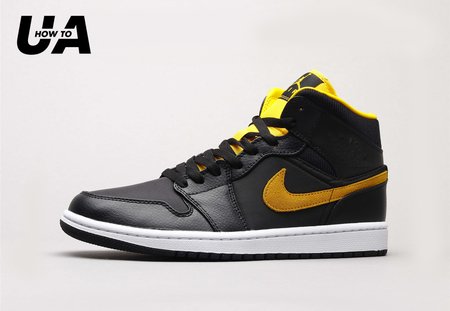 Air Jordan 1 Mid Black University Gold 40-46