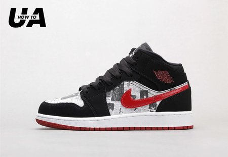 Air Jordan 1 Mid Newspaper Air Times 36-46