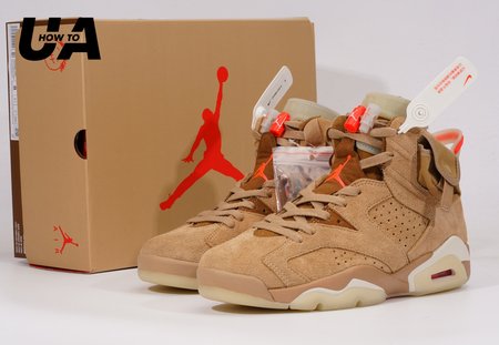 Travis Scott x Air Jordan 6 Retro SP "British Khaki" 40-47.5