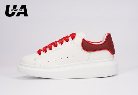 Alexander McQueen Oversized white Red SIZE: 35-45