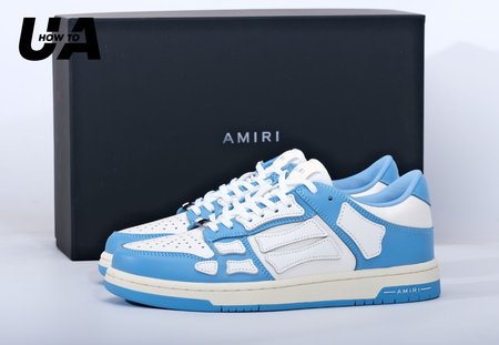 AMIRI Skel Top Low Blue White Size: 40-45