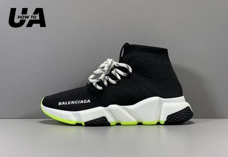 Balenciaga Speed Run 2.0 Black&White Green SP36-45