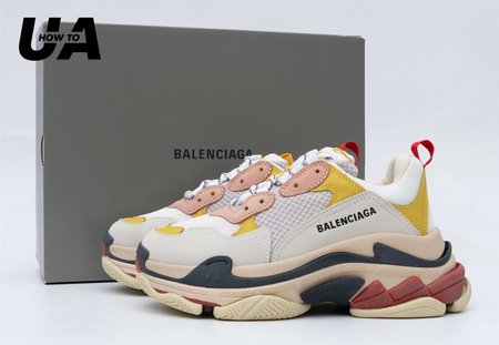 Balenciaga Triple S Cream Yellow Red (W) 35-39