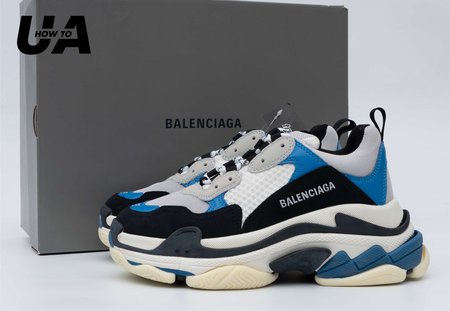 Balenciaga Triple S Black Blue 35-45