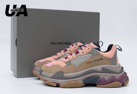 Balenciaga Triple S Pink Grey Purple SIZE: 35-45