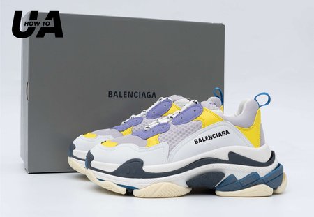 Balenciaga Triple S Purple Yellow Blue (W) SIZE: 35-39