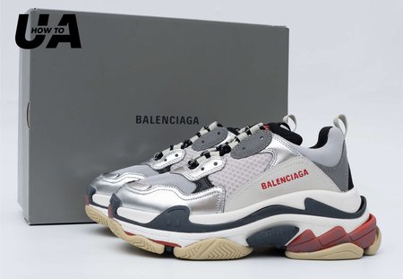 Balenciaga Triple S Silver Black 2019 35-45