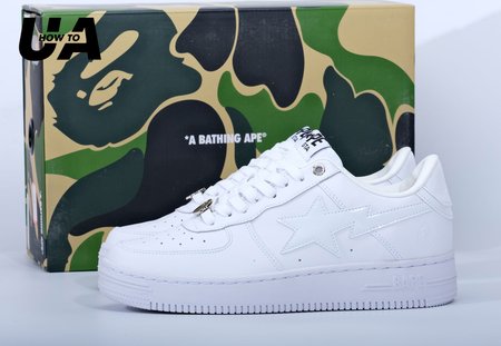 Bape Sta Low White Size 36-45