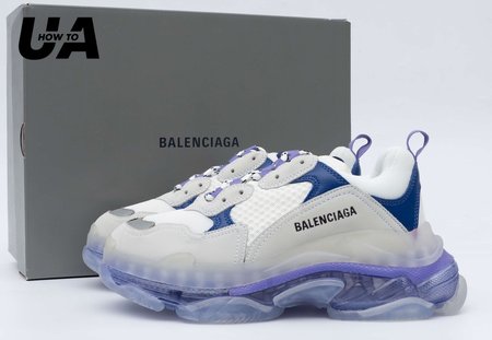 Balenciaga Triple S Clear Sole Blue (W) 35-45