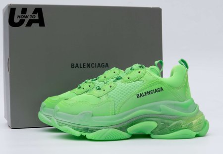 Balenciaga Triple S Neon Green Clear Sole (W) 35-45