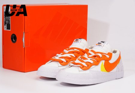 NK x Sacai Blazer Low "White Magma Orange" 36-46