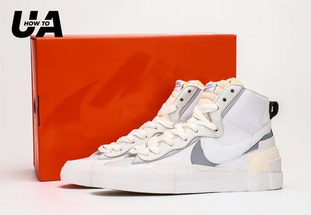 Sacai x Nike Blazer Mid White Grey 36-46