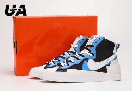 Sacai x Nike Blazer Mid White Black Legend Blue 36-46