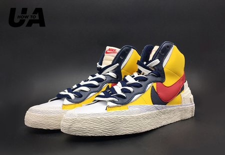 Sacai X Nike Blazer Mid "Maize Navy" 40-46