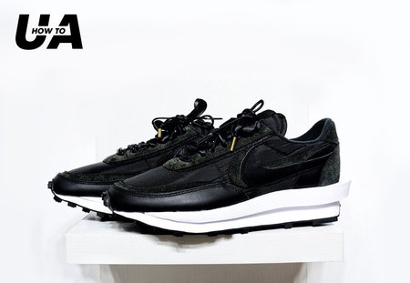 Sacai x Nike LVD Waffle Daybreak joint runway looks deconstruction high-end running shoes