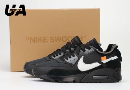 Nike OFF-WHITE x Air Max 90 White Black 40-46