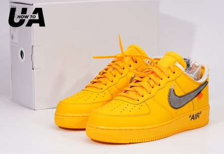 Off-White x Air force 1 "University Gold" SIZE 36-47.5