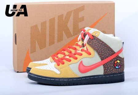 Color Skates x Nike SB Dunk High Kebab And Destroy Size