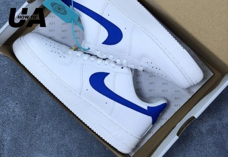 Air force 1 white/game royal, size 36-45