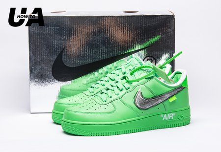 OFF-WHITE X AIR FORCE 1 GREEN SIZE 36-47.5