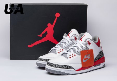 Air Jordan 3 Fire Red DN3707160 Size 40-47.5