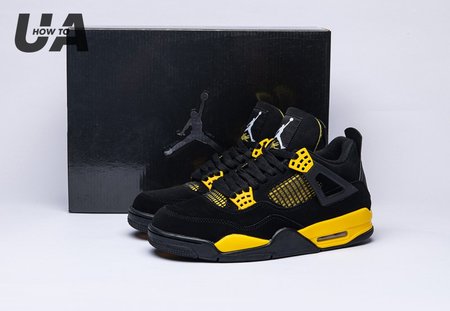 Jordan 4 Retro Thunder (2012) 308497-008 Size 36-47.5