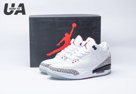 Jordan 3 Retro Free Throw Line White Cement 923096-101 Size 40-47.5