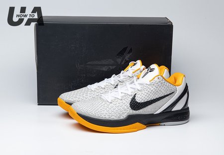 Kobe 6 Protro Playoff Pack White Del Sol CW2190-100 Size 40-47.5