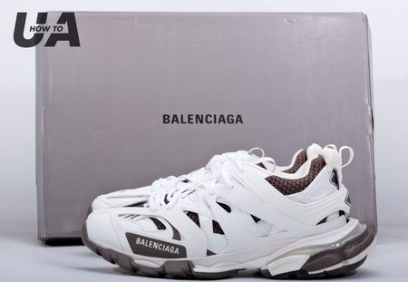 BALENCIAGA TRACK WHITE BROWN SIZE 35-46