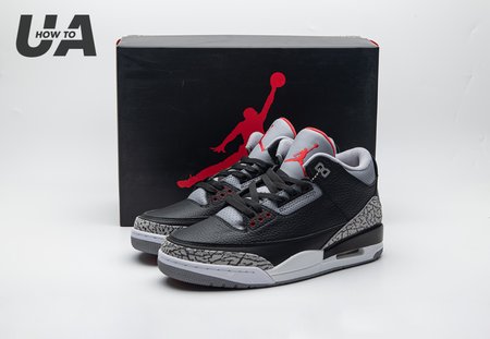 Air Jordan 3 Retro OG Black Cement (2023) Size 40- 48.5