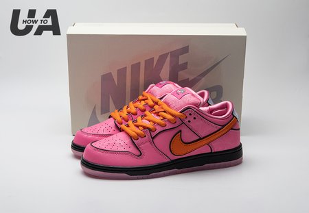 The Powerpuff Girls x Nike SB Dunk Low "Blossom" Size 36-47.5