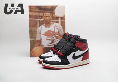 Air Jordan 1 High OG Black Toe Reimagined DZ5485-106 Size 36-47.5