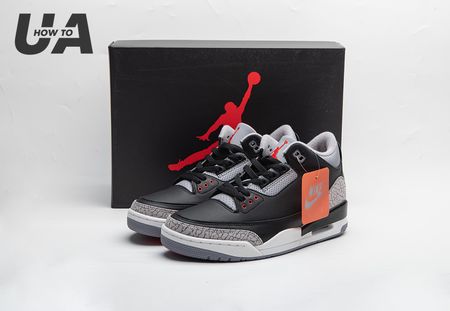 Air Jordan 3 Retro Black Cement Reimagined 2024 DN3707-010 Size 40- 47.5