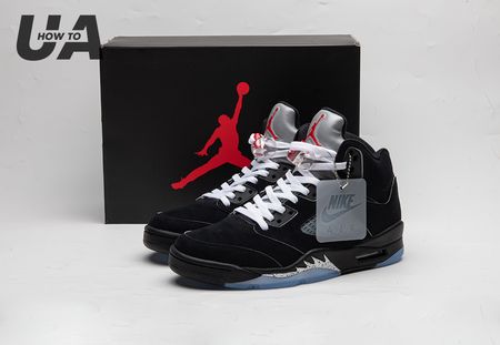 Air Jordan 5 Black Metallic Reimagined HF3975-001 Size 40-47.5