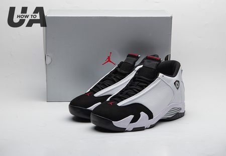 Jordan 14 Retro Black Toe 2024 487471-160 Size 40-47.5