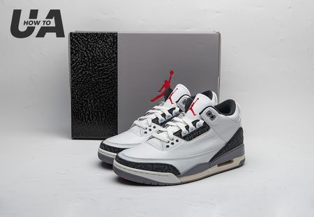 Jordan 3 Retro Cement Grey CT8532-106 Size 40-47.5